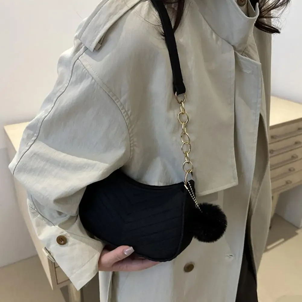 mini sacs à bandoulière en feutre pour femmes, design avancé, sacs à main sous les bras, mini sac de selle