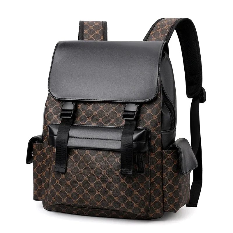 vinatge sac à dos imprimé fleuri hommes marque de luxe design sac à dos pour hommes haute capacité sac à dos de voyage mode sacs pour ordinateur portable cartable