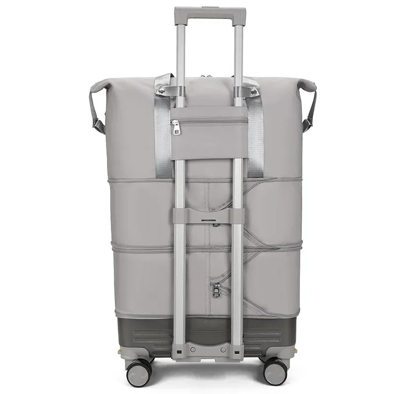 sac de voyage léger avec roues multidirectionnelles, rangement compact, sac à bagages pour les voyages courts et les déplacements professionnels