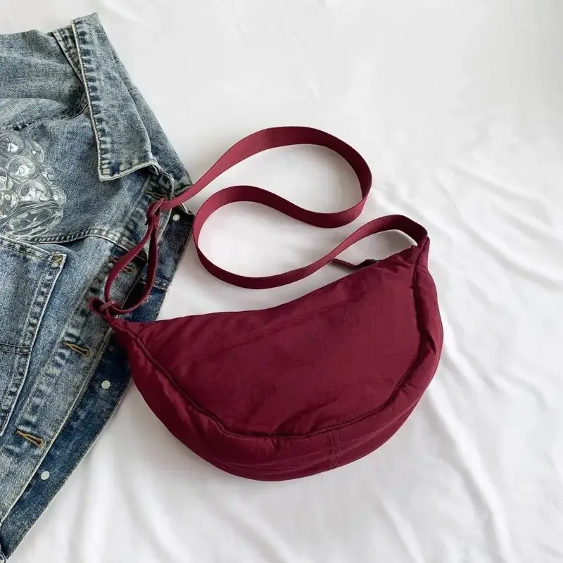sacs à aisselles en tissu imperméable épais pour femmes, sac à boulettes polyvalent pour femmes, sac à bandoulière simple à usage quotidien