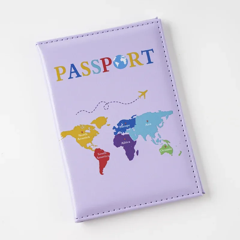 nom personnalisable nouvelle impression couleur uv carte universelle couverture de passeport porte-passeport passeport hommes et femmes cadeau universel