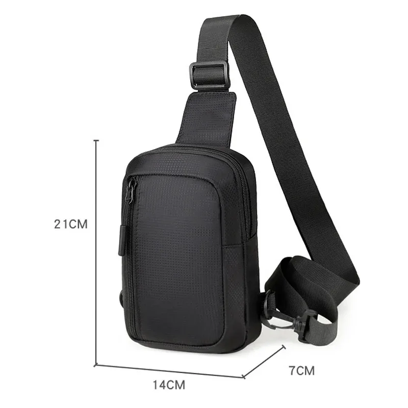 nouveau sac de poitrine de sport pour hommes, petit sac à dos adapté à un usage quotidien, sacs à bandoulière, sac messager pour téléphone portable, sac de taille pour téléphone portable