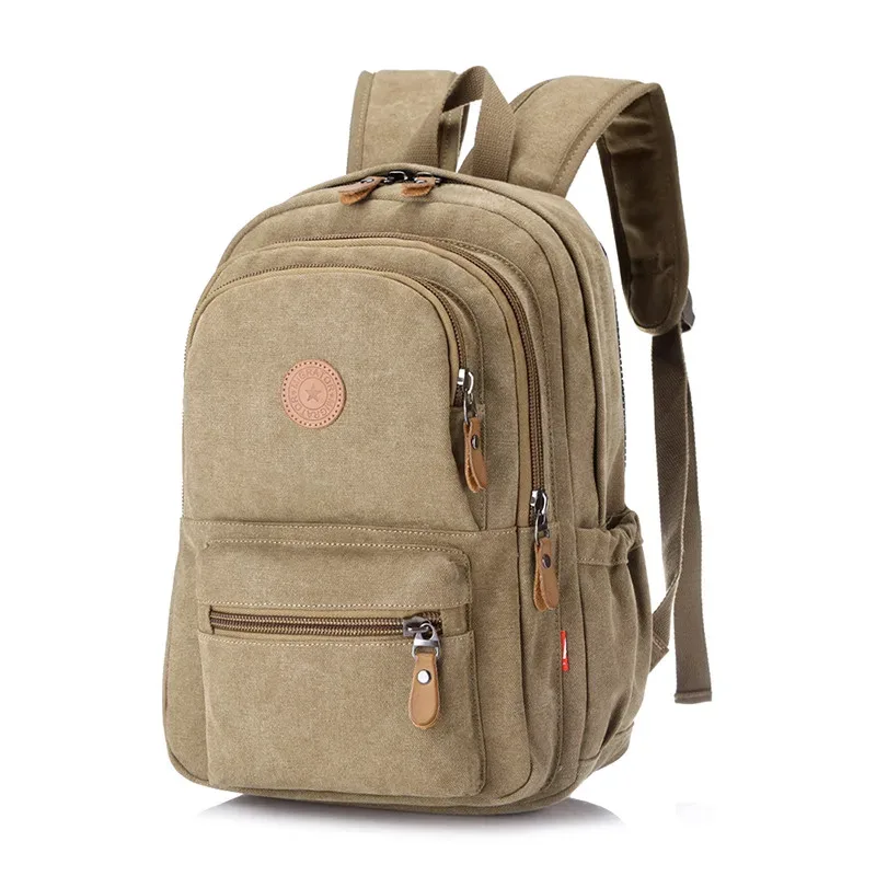 nouvelle mode vintage homme sac à dos voyage cartable hommes sacs à dos hommes grande capacité sac à dos épaule sacs d'école