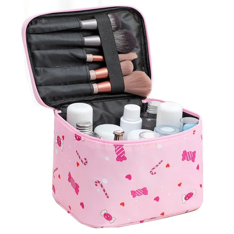 flamingo sacs à cosmétiques rangement de voyage sac de maquillage organisateurs de trousses de toilette boîte de toilette zdh51