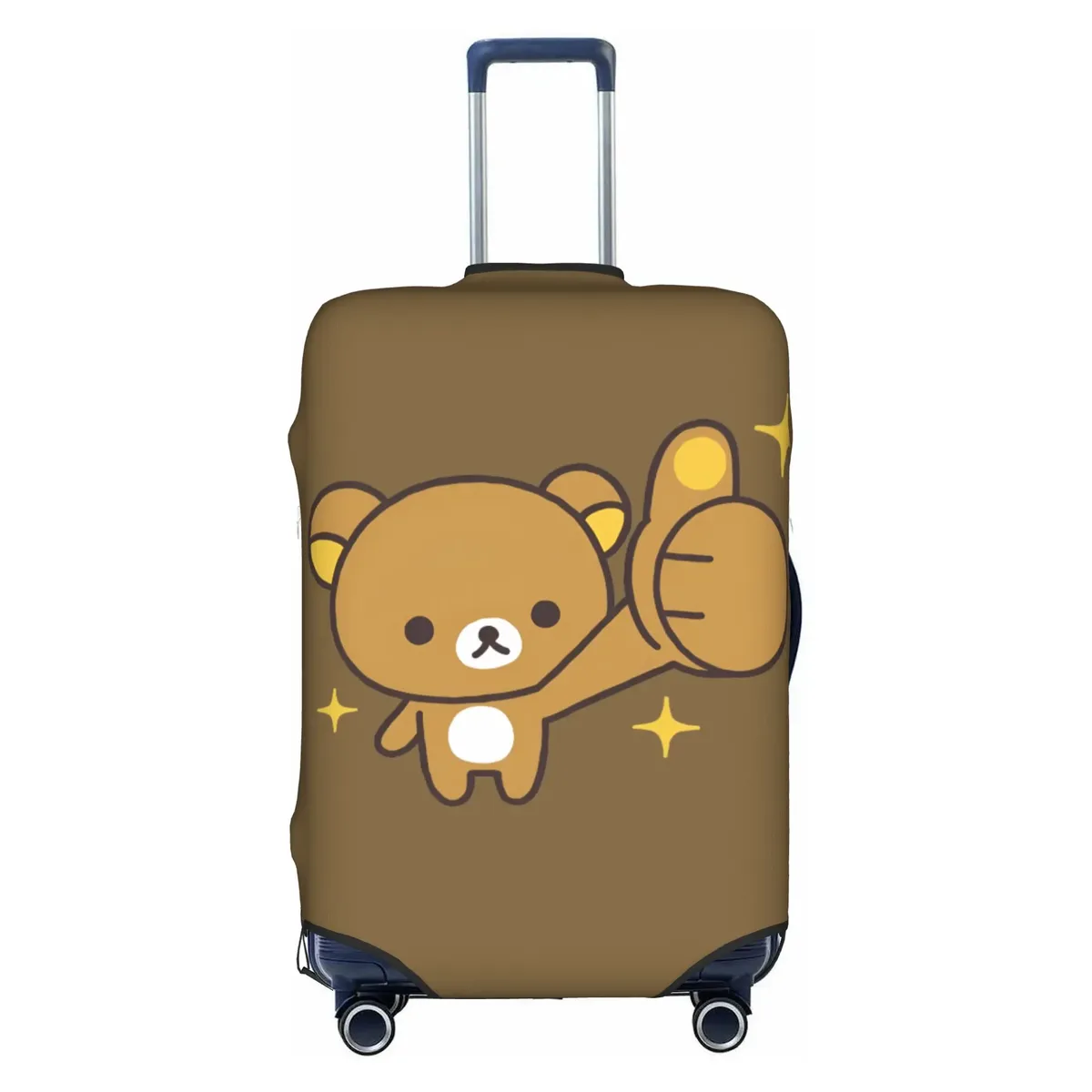 housse de bagage de voyage personnalisée r-rilakkumas, housse de protection élastique pour valise à motif de dessin animé, convient aux valises de 18 à 32 pouces