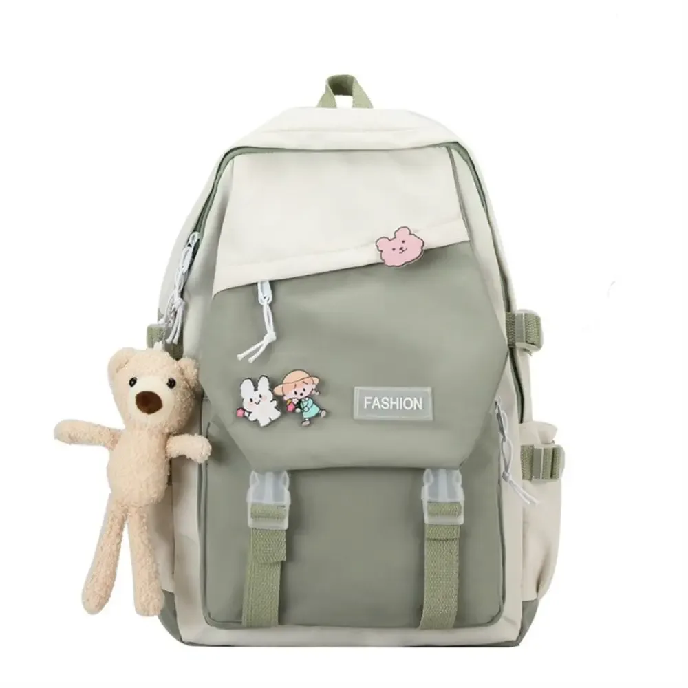 sac à dos multifonctionnel imperméable en nylon, grande capacité, sac d'université, sac de voyage