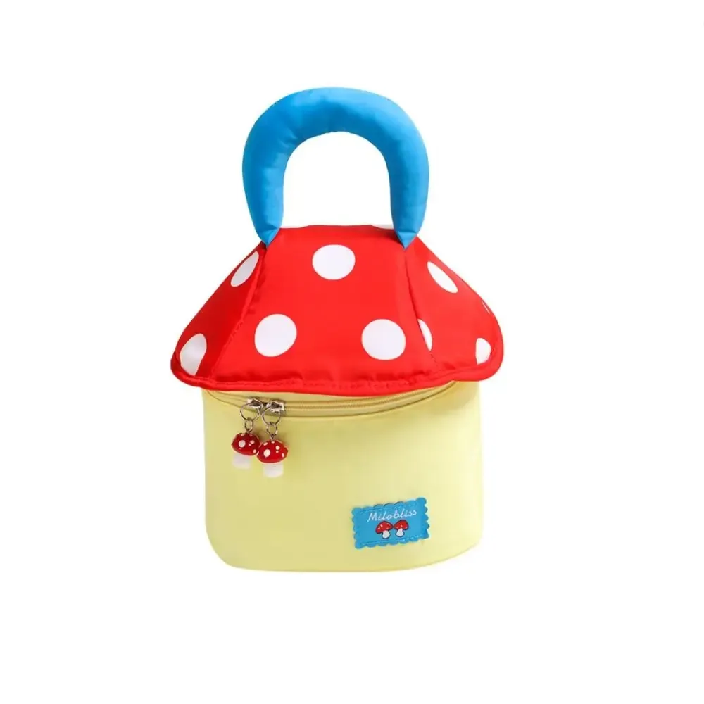 grande trousse de maquillage mignonne grande capacité, sac cosmétique multifonctionnel en forme de maison champignon, trousse de toilette esthétique portable