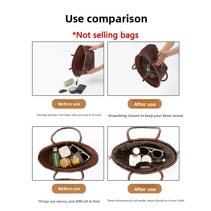 insert organisateur de sac pour diffusion dragon 8892, sac de mode durable, support de rangement, modification intérieure, accessoires de sac