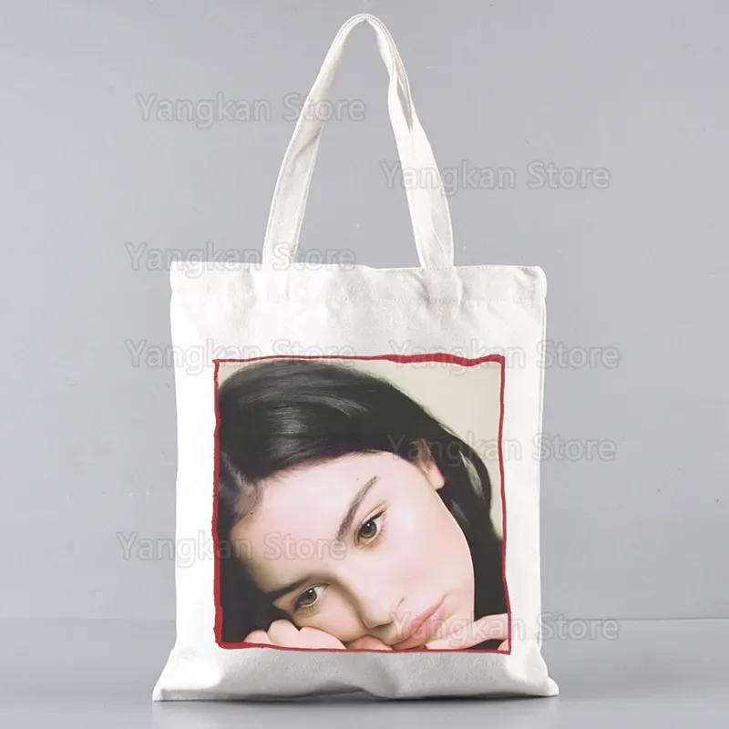 gracie abrams femmes toile sac fourre-tout eco sac à provisions grande capacité sac à bandoulière pour femmes femme pliable plage shopper sac