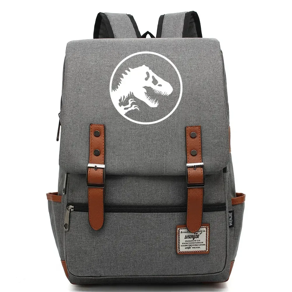 b3303 sac à dos tendance dinosaure jurassic park world avec boucle pour enfants, adolescents, étudiants, femmes et hommes