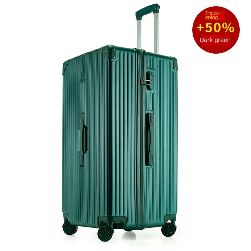 ko-ku valise surdimensionnée 40/50/60 ''cadre en aluminium abs + pc boîtier de chariot épaissi bagage de grande capacité 20 valise à main