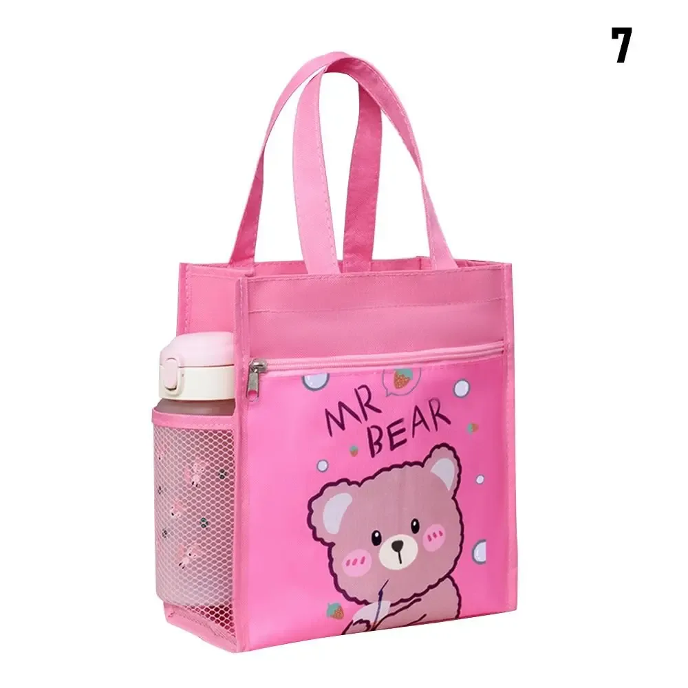 1 pièces organisateur de petit déjeuner sac thermique isolé sac de rangement sac à déjeuner mignon pique-nique voyage dessin animé refroidisseur boîte chaude enfant étudiant