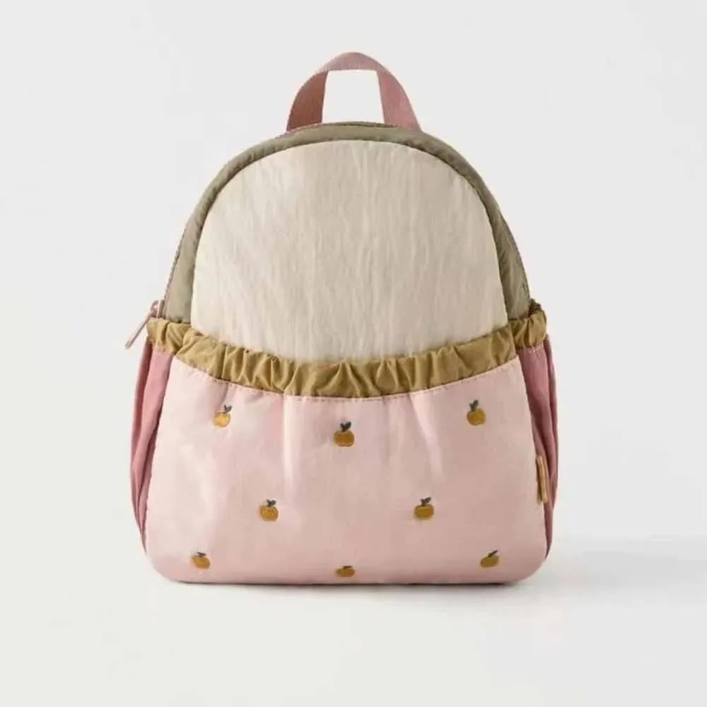 sac à dos personnalisé pour enfants, cadeau parfait, motif pomme mignon, broderie, mini sac pour bébé, pour noël, anniversaire, cadeau d'anniversaire