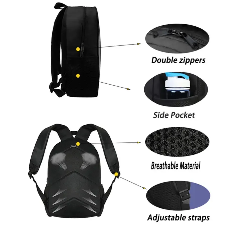 ensemble de 3 sacs à dos de dessin animé soo-nn-ic, comprenant un sac bandoulière et une trousse à crayons, unisexe, adapté aux garçons et aux filles âgés de 5 à 10 ans.
