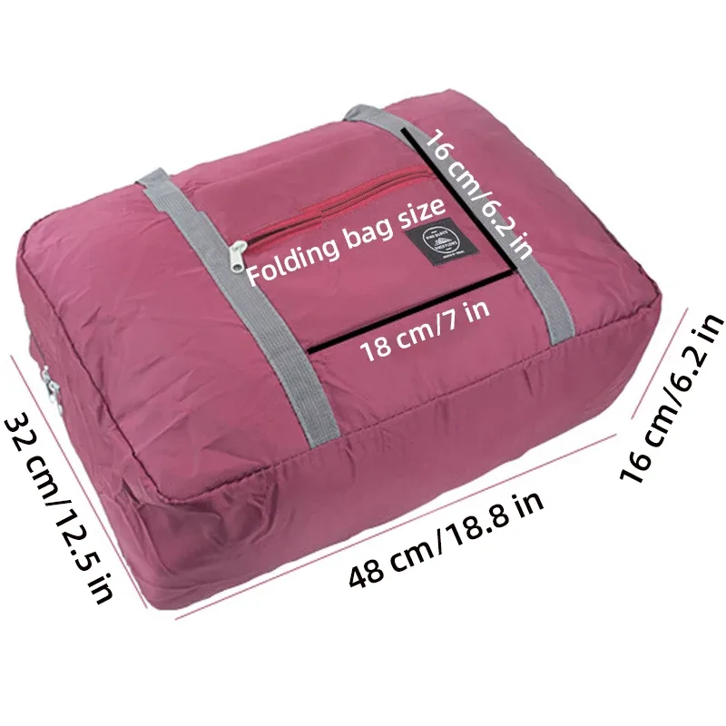 trave femmes sac en plein air hommes sacs pliant sac de rangement de voyage petit frais sacs de rangement de voyage pliable sac