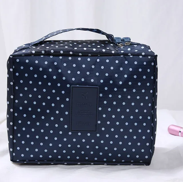 trousse de maquillage de voyage portable pour filles, étanche, multi-compartiments, multifonctionnelle, organisateur de toilette pour femmes