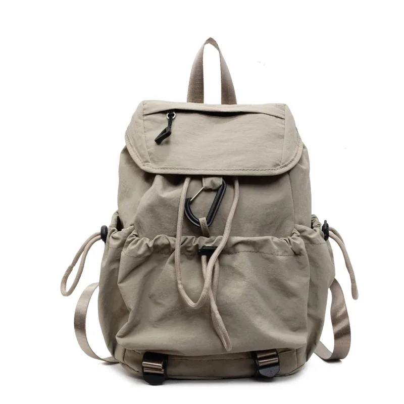 nylon décontracté solide compartiment intérieur sacs à dos grande capacité sacs pour femmes en vente 2025 nouvelle fermeture éclair simple sacs à main pour femmes