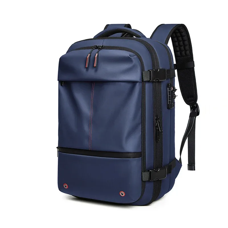 sac à dos de voyage pour homme 17 pouces, sac à dos à compression sous vide, sac à dos d'affaires grande capacité, sac à dos scolaire extensible, sac à dos d'extérieur