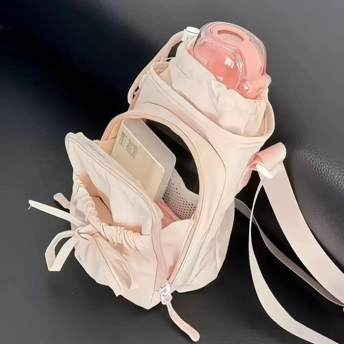 Sac bandoulière pour femme avec petit nœud, pochette pour téléphone portable, sac à bandoulière unique, sac isotherme pour bouteille d'eau pour les trajets quotidiens