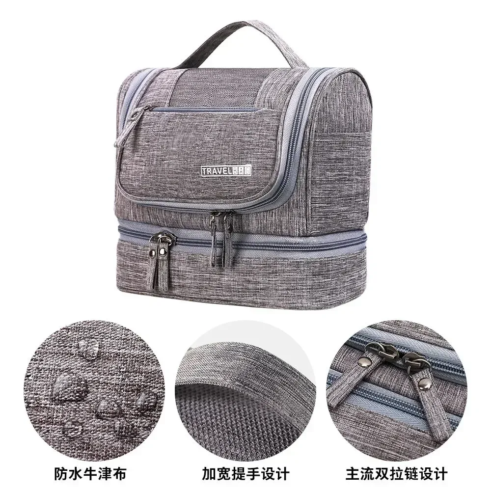 nouveaux hommes nécessaires suspendus sac de maquillage oxford organisateur de voyage sacs à cosmétiques femmes nécessaires trousse de maquillage lavage trousse de toilette