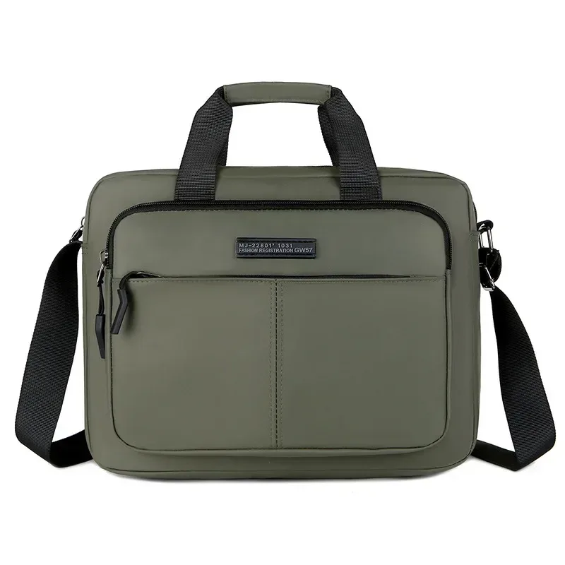 porte documents oxford hydrofuge polyester black blue beige 32x25x8cm epaule simple double epaule portable