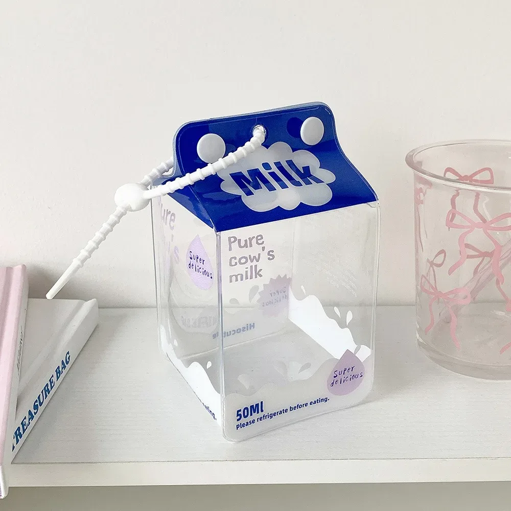 sac de présentation transparent en pvc pour poupée de dessin animé avec cordon, sac de transport pour poupée en coton, pochette de rangement et de protection pour poupée de 10 cm, idéal pour les voyages en extérieur