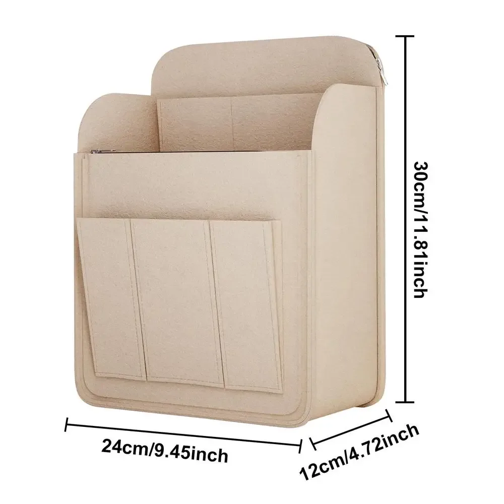 organisateur de sac à dos multi-poches grande capacité en feutre pour rangement intérieur de sac à dos, sac de rangement pour livres