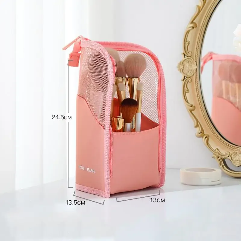 étui pour pinceaux de maquillage, support pour pinceaux et outils, sac cosmétique imperméable, support de rangement de voyage pour les essentiels de maquillage