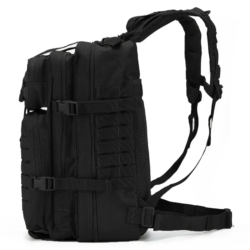 soldes saisonnières : sac à dos tactique 45l, sac d'assaut 3p avec système molle pour la randonnée, la chasse et la survie en plein air