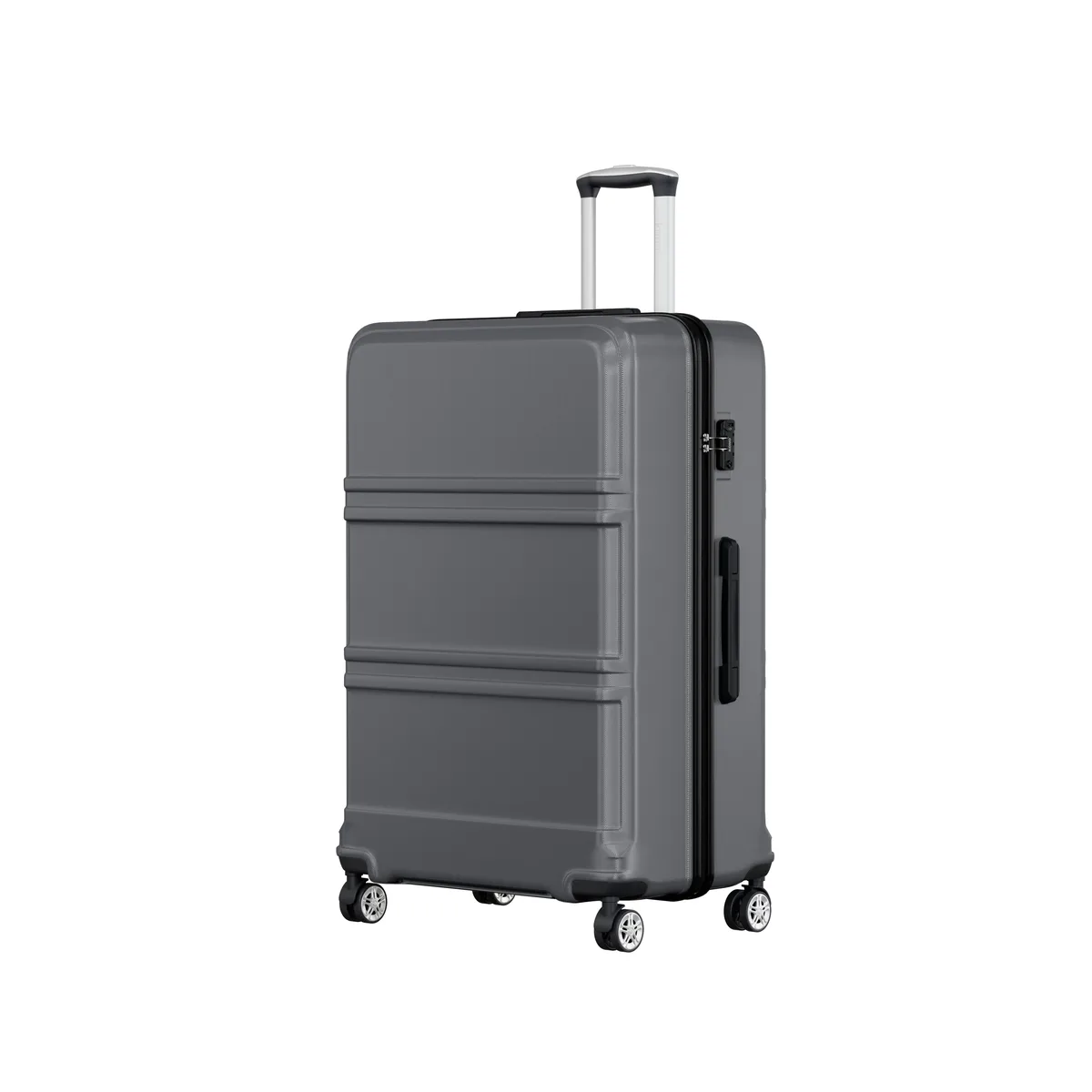 étui rigide kono de 32 pouces, chariots légers abs + pc avec double roues, serrure tsa, valise (s/m/l/xl)