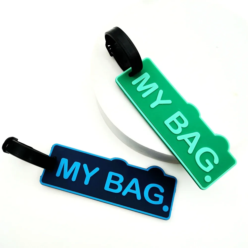 pendentif d'étiquette de bagage de lettre minimaliste, étiquette de bagage d'aéroport de voyage, étiquette d'identification anti-perte, étiquette de nom de bagage, mâle et 600, 1pc