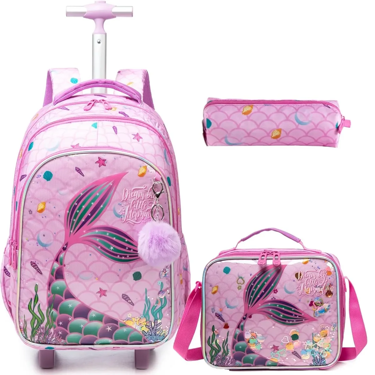 sac à dos à roulettes pour enfants, sac à dos à roulettes pour garçons, sac à roulettes d'école, ensemble de sacs à bagages de voyage pour enfants