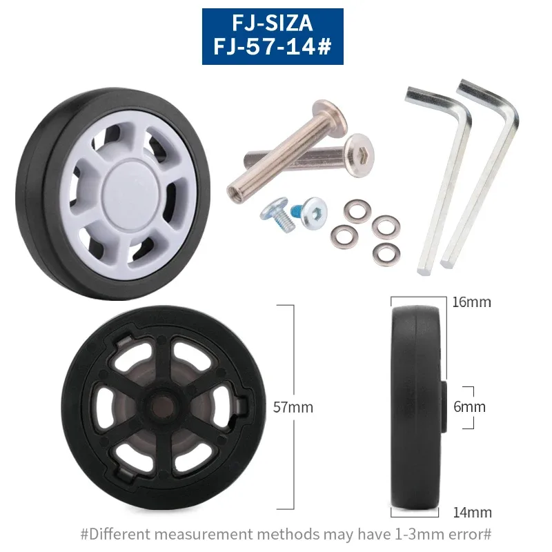 roues de rechange pour valise, roulettes silencieuses universelles, accessoires pour valises de 20 à 28 pouces