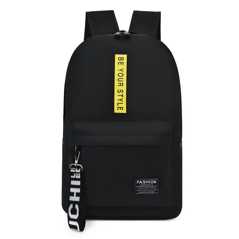 sac à dos oxford de grande capacité, couleur unie, multifonctionnel, design simple pour les étudiants, idéal pour la rentrée scolaire, 2025