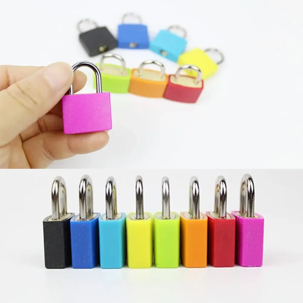 mini cadenas de voyage 23 mm pour valise, porte de placard, sac à dos, petit bagage, avec 2 clés, idéal pour la maison et les décorations