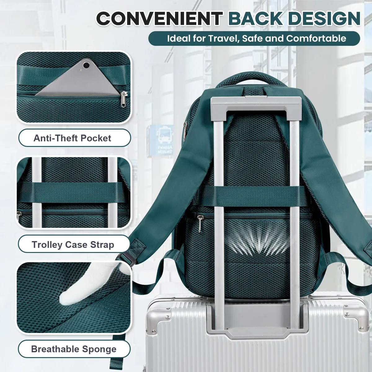 sac à dos de voyage pour avion 45x36x20 pour easyjet, sac à dos de cabine 30l, sac à main, sac à dos pour homme, sac à dos pour ordinateur portable, sac à dos de voyage et de travail