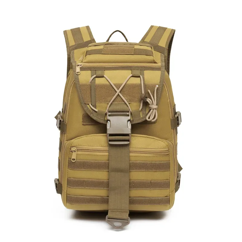 sac à dos tactique d'extérieur en tissu oxford, camouflage, sac de voyage, sac de randonnée, sac de sport, sac à double bandoulière, pour la ville et la nature...