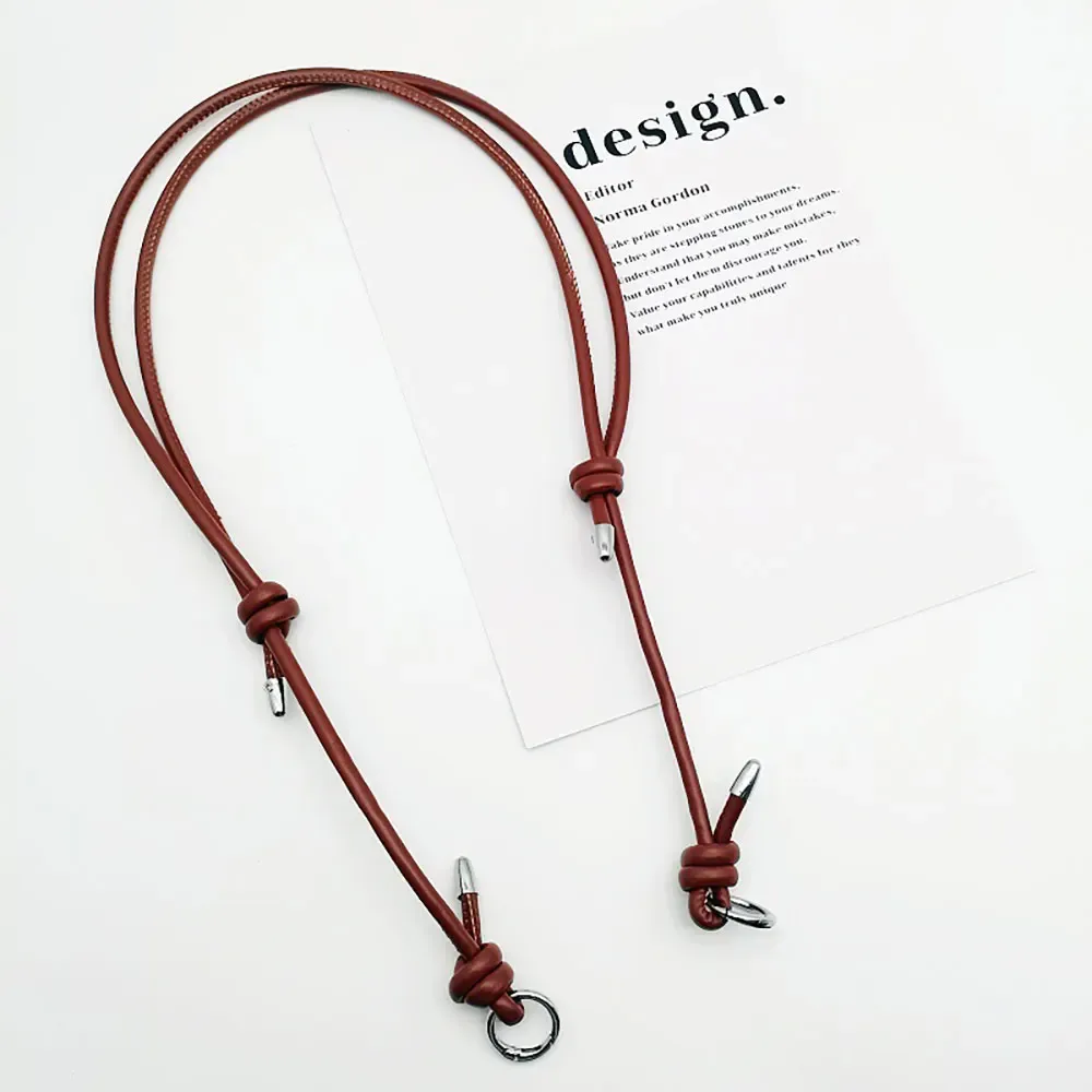 1 pièces longue bandoulière en cuir sac à bandoulière réglable ceinture de remplacement sac à main sangle accessoires bricolage sac ceinture pour sacs à main