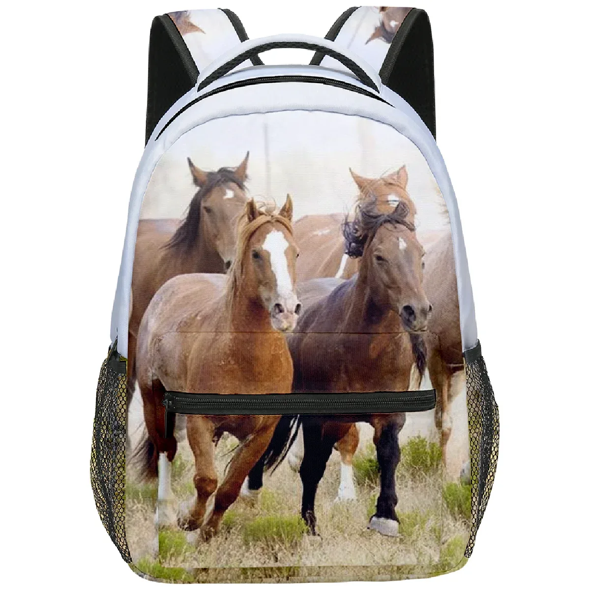 sac dos oxford université cheval licorne dessinanime voyage unisexe polyester pocheint penholder bandoulierearcue jacquard