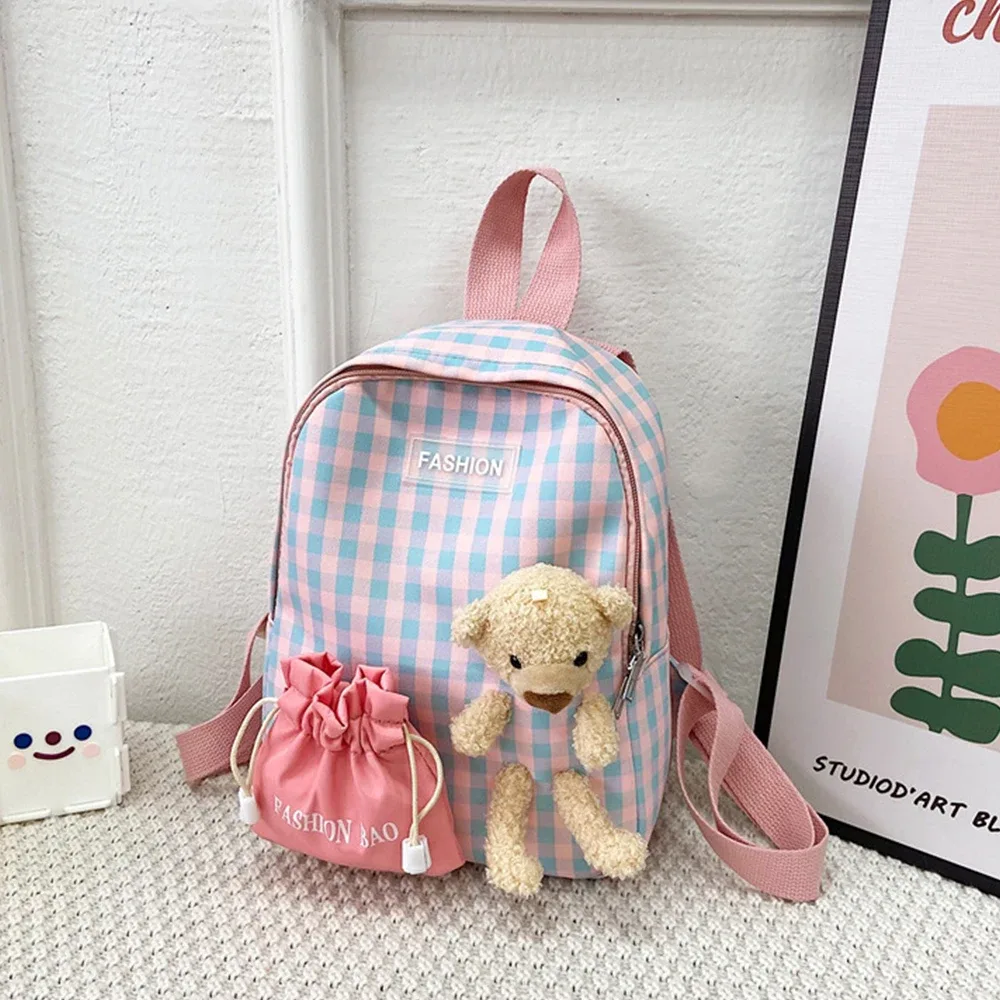 sac à dos brodé personnalisé pour enfants, sac de princesse mignon avec nom, cadeau little bear, été, nouveau