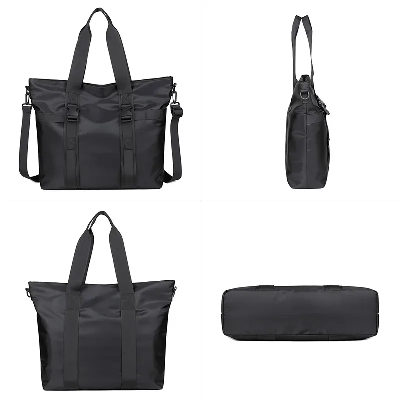 sac fourre-tout personnalisé avec logo pour hommes, sac à main à bandoulière simple, sac à bandoulière carré, sac de week-end, logo imprimé, nom d'image