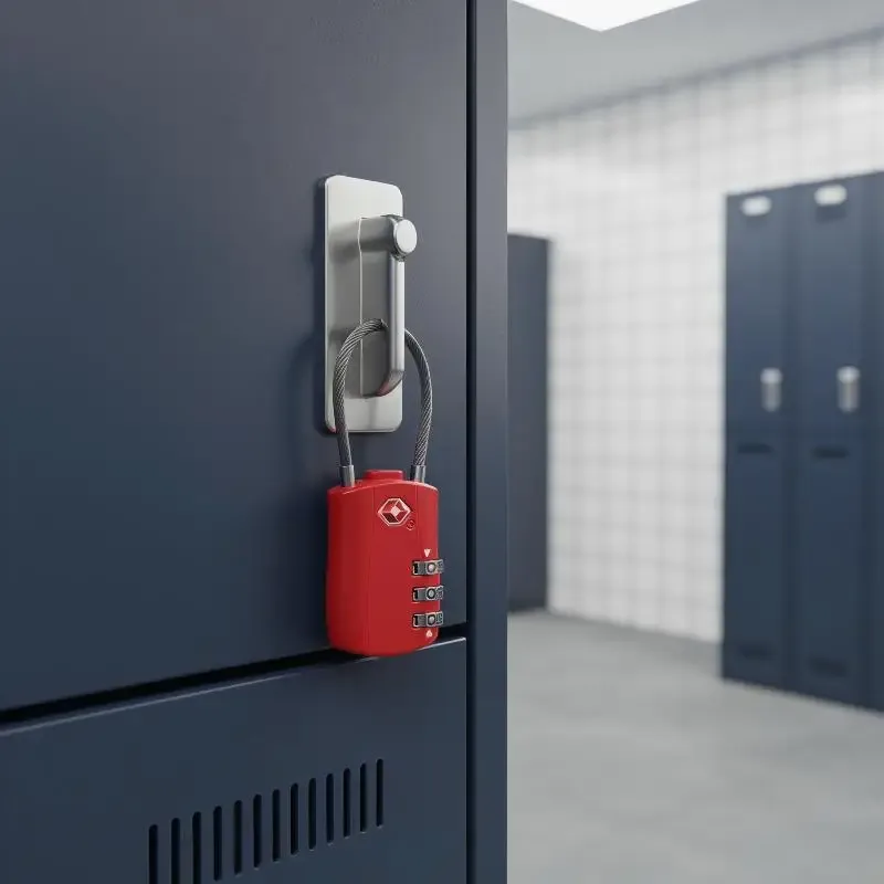 Cadenas Voyages TSA Code Modifiable Métallique Violet Jaune Kaki Gris Rouge Rose Vert Usage Voyage Sac Dos Valise