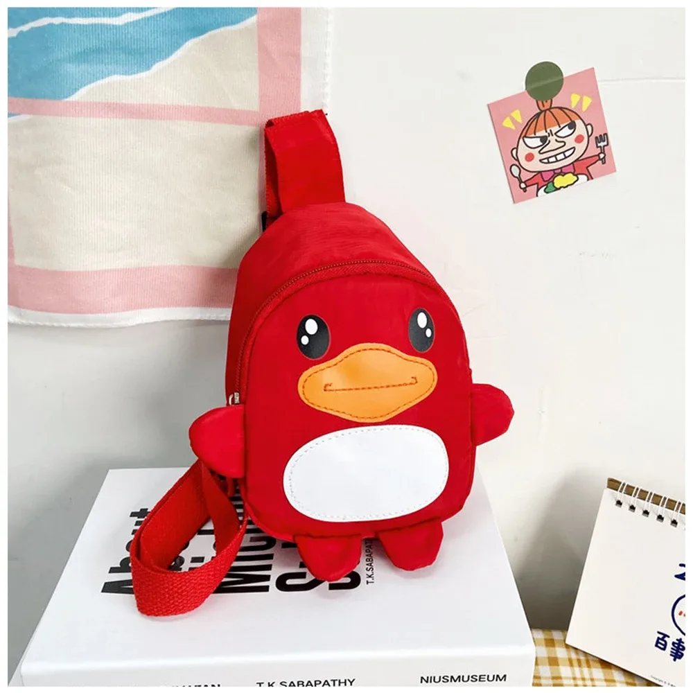 sac à bandoulière en forme de canard de dessin animé, broderie personnalisée, cadeau fait à la main, pour bébé, nouvelle collection
