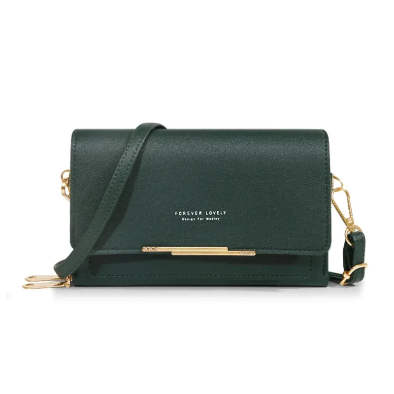portefeuille coréen pour femmes, sac à main multi-cartes, grande capacité, sac à bandoulière décontracté, paquet de téléphone portable, nouveau style à la mode