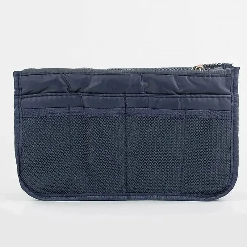 organisateur insérer sac femmes nylon voyage insérer organisateur sac à main sac à main grande doublure dame maquillage cosmétique sac pas cher femme fourre-tout
