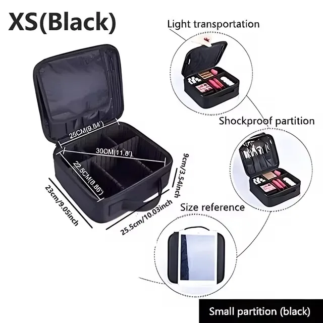 nouveau oxford trousse de maquillage pour femmes professionnel grande capacité voyage trousse à cosmétiques étanche manucure maquillage boîte à outils
