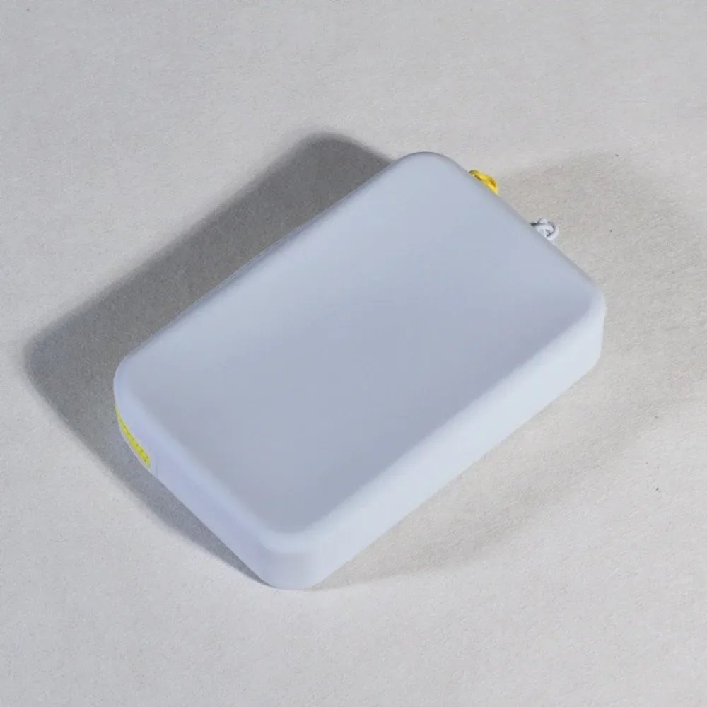 sac de rangement cosmétique portable de grande capacité avec fermeture éclair, sacs de rangement en silicone, carré étanche extérieur, poudres de maquillage