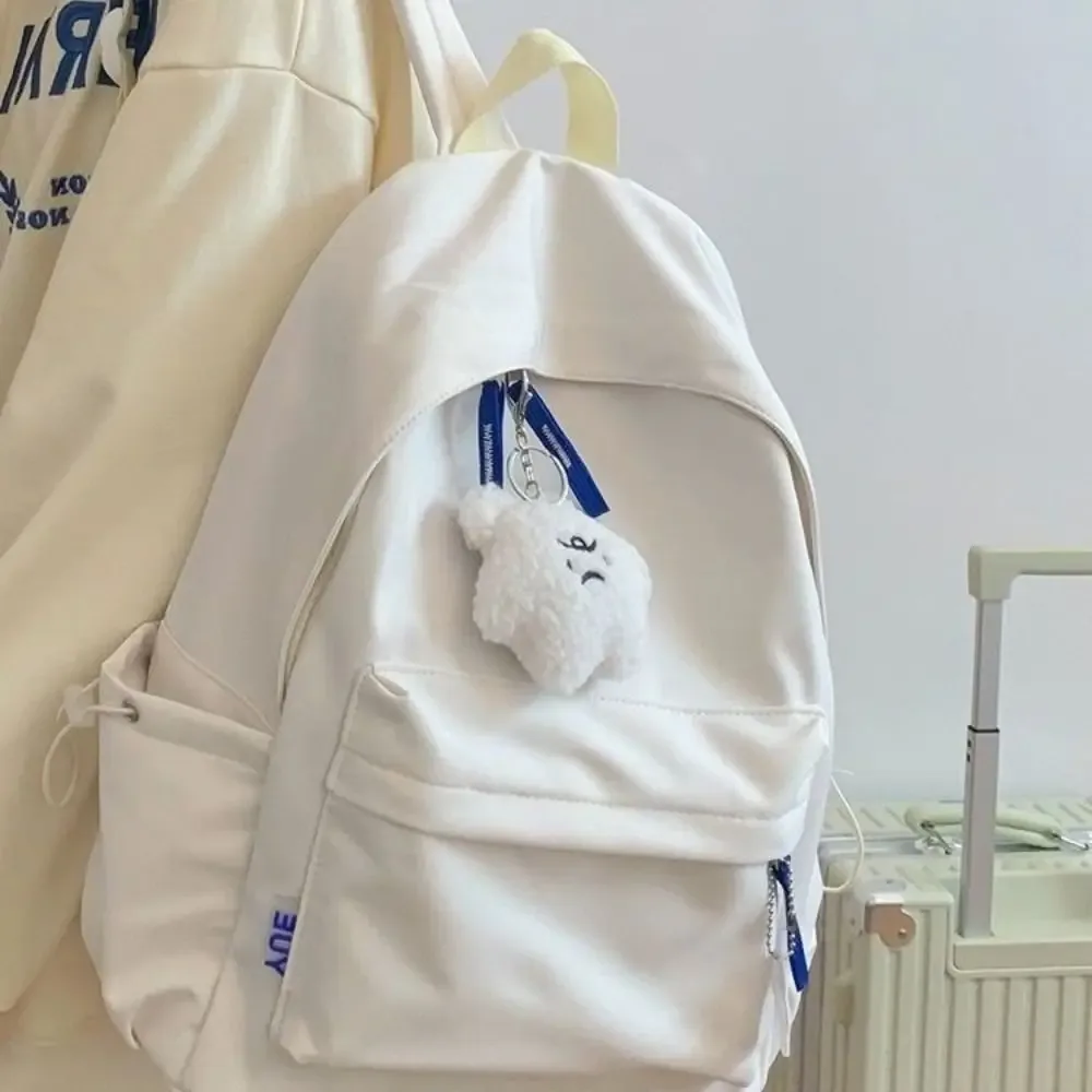 grande capacité décontracté mode sac à dos ultra-léger école ordinateur portable sac à dos fermeture éclair simple mignon étudiant sac d'école pour filles garçons