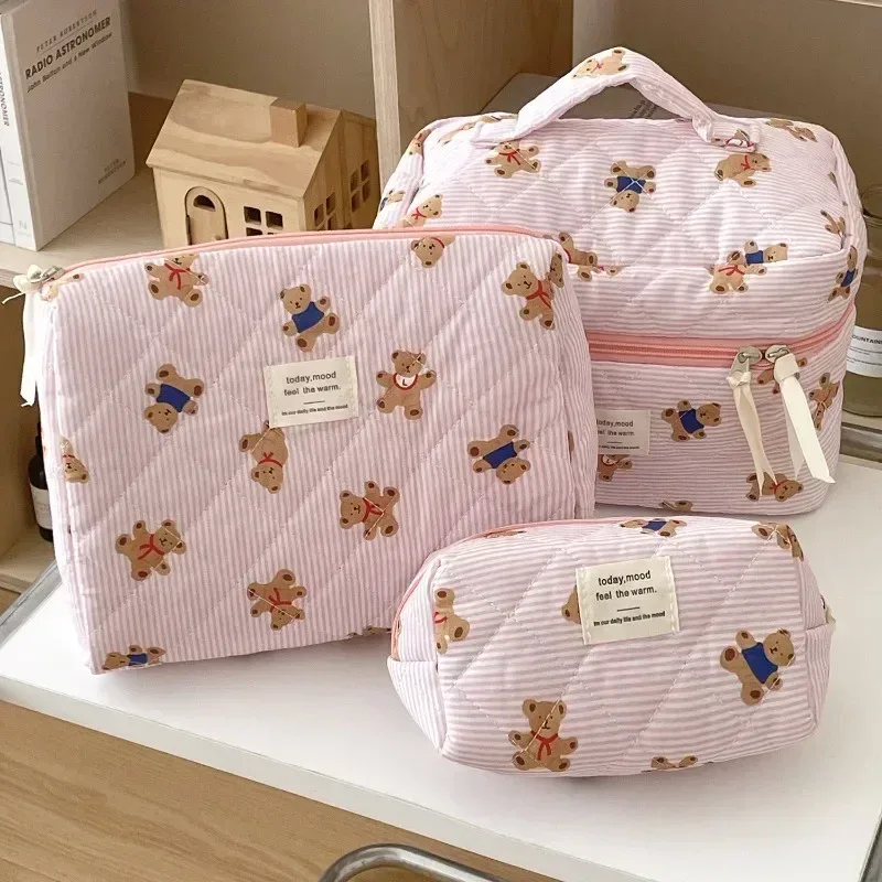 trousse de maquillage pour femmes, 1 pièce, grande capacité, organisateur de cosmétiques de voyage, pochette de toilette, sac de rangement étanche pour salle de bain pour filles