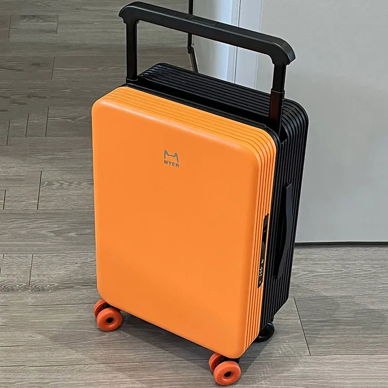 klqdzms – bagages de voyage 20 "24 pouces, boîte de cabine en abs + pc, valise à roulettes de grande capacité pour femmes, valise de cabine à roulettes universelles